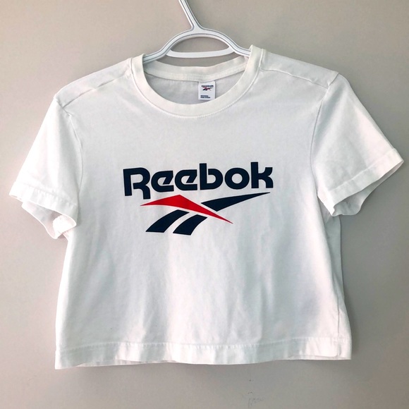 Reebok white crop tee - Picture 1 of 3
